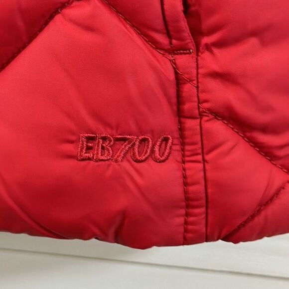 Eddie Bauer 700 Fill Power Goose Down Red Quilted Vest Small - Picture 4 of 14